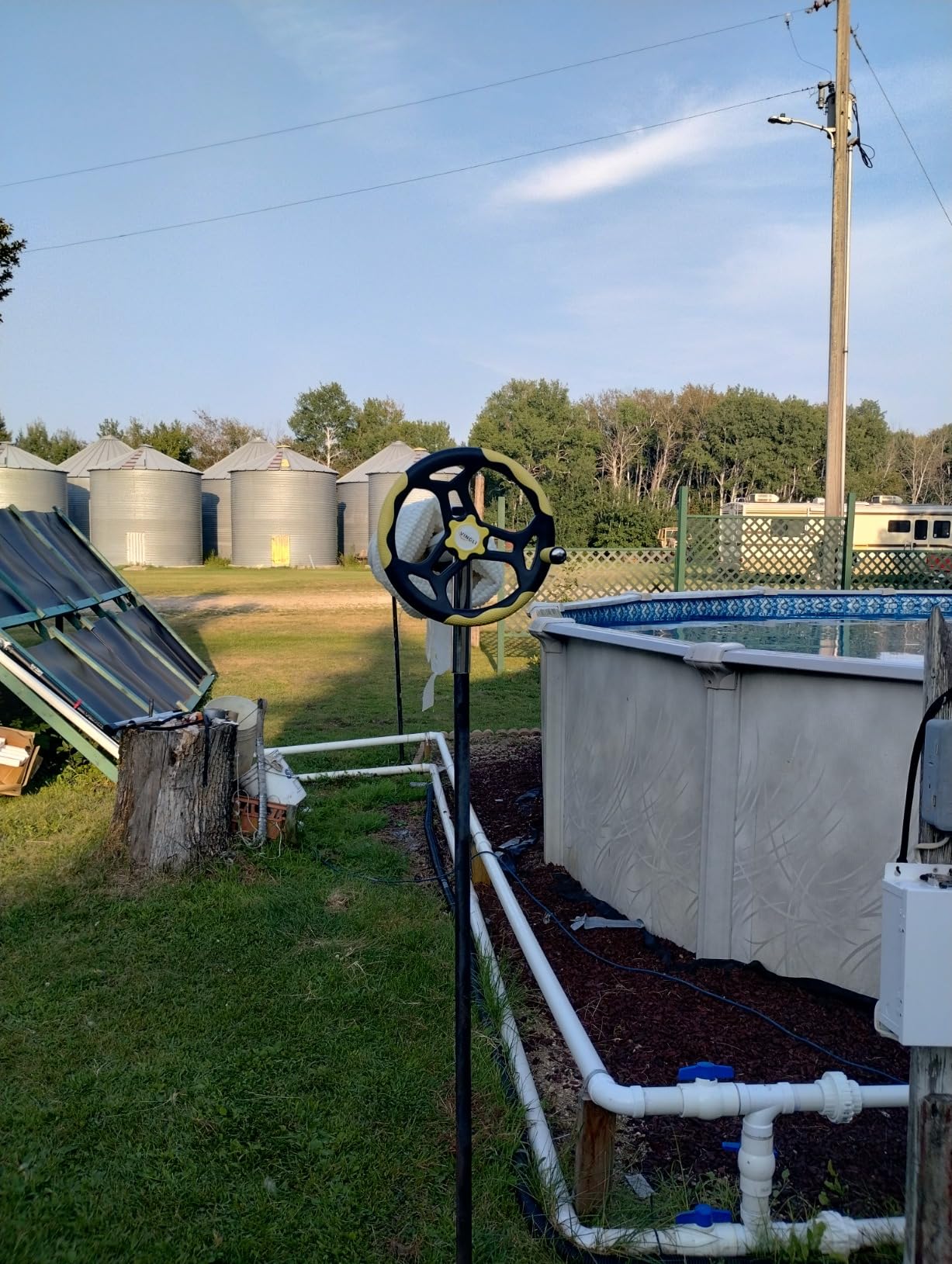 VINGLI Pool Reel Set 14 Feet Aluminum Inground Swimming Pool Solar Cover Blanket Reel Roller customer photo 1