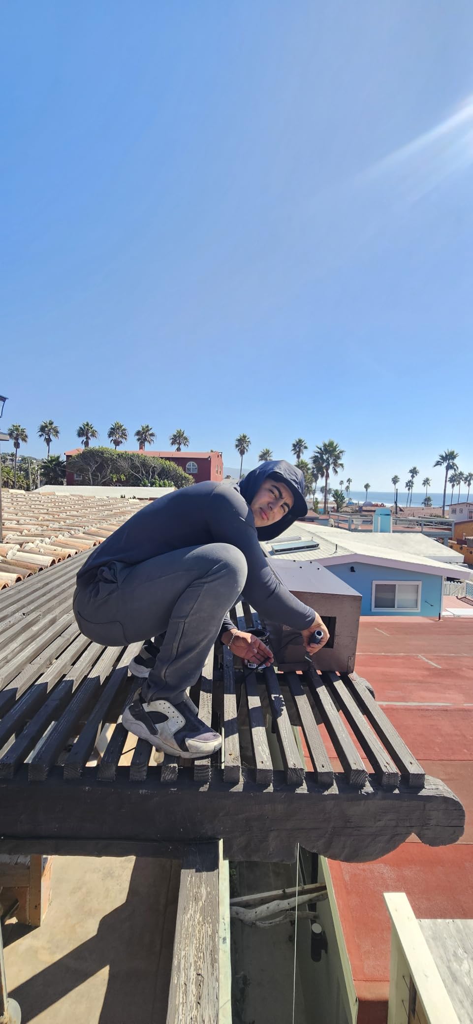 VIVOHOME Electric Hoist, 110V 440 Lbs Winch with Remote Control, Zinc-Plated Steel Wire Hoist for Garage, Warehouses, Factories 38ft Lifting Height with Emergency Stop Switch ETL Listed customer photo 1