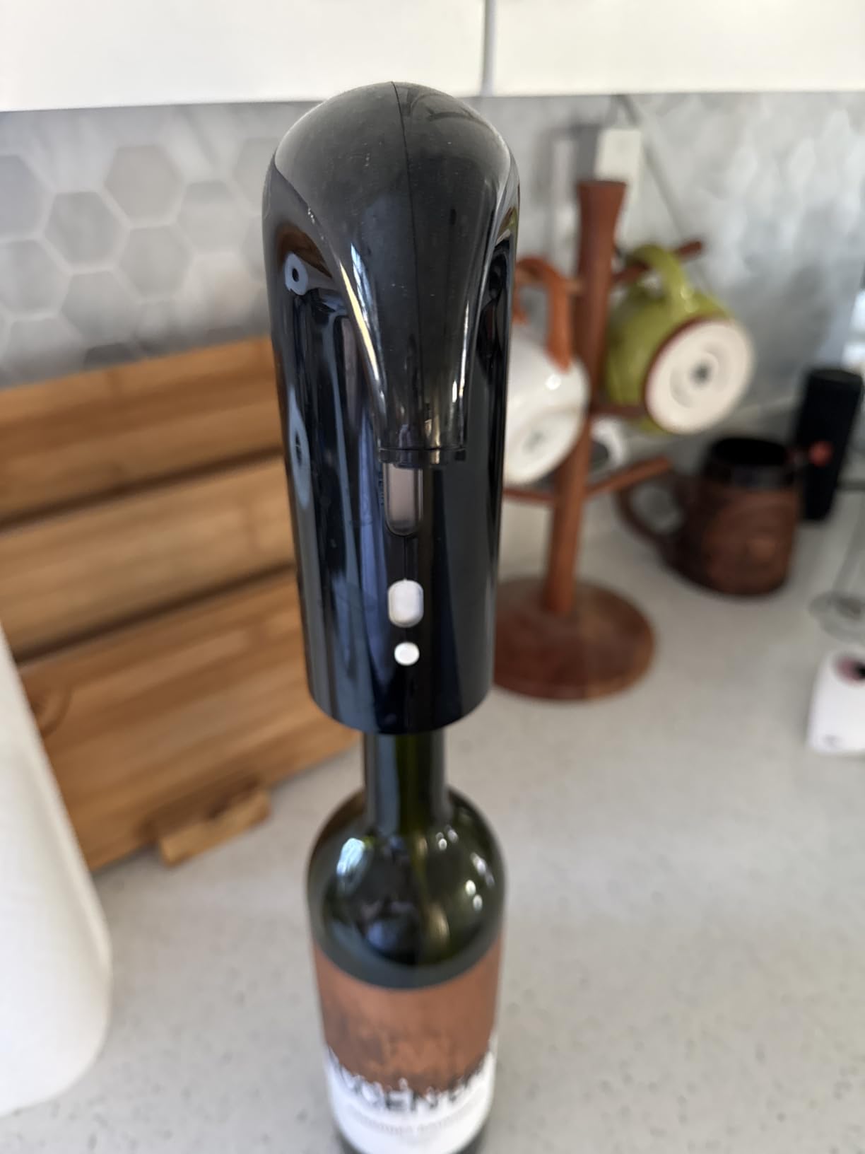 Wine Aerator Electric Wine Decanter Best Sellers One Touch Red -White Wine Accessories Aeration Work with Wine Opener for Beginner Enthusiast - Spout Pourer - wine preserver customer photo 1