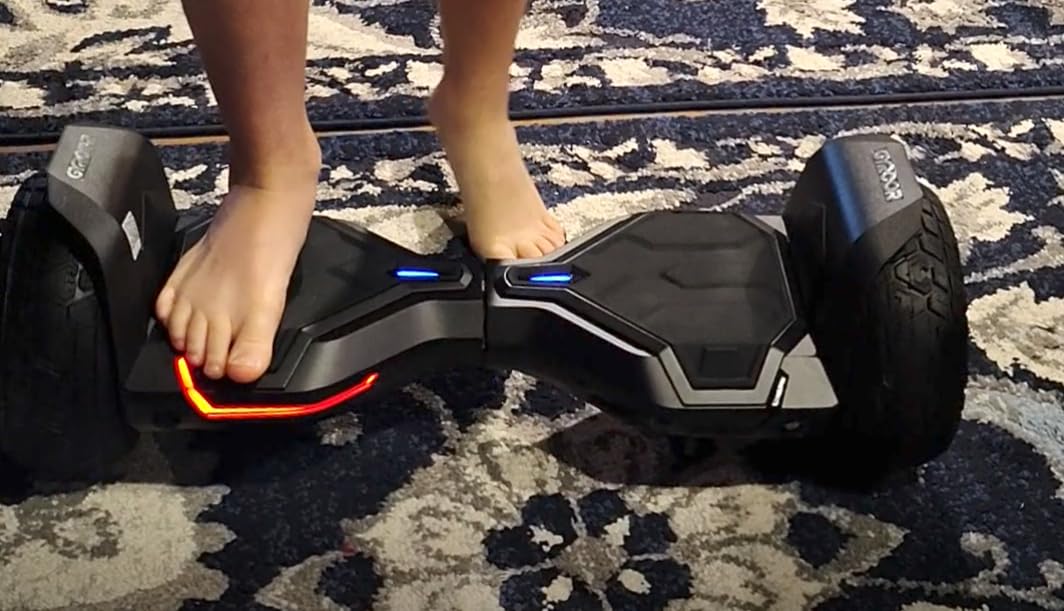 Gyroor Warrior 8.5 inch All Terrain Off Road Scooter with Bluetooth Speakers and LED Lights,Self Balancing Scooter for Kids ages 6-12 and Adults customer photo 2