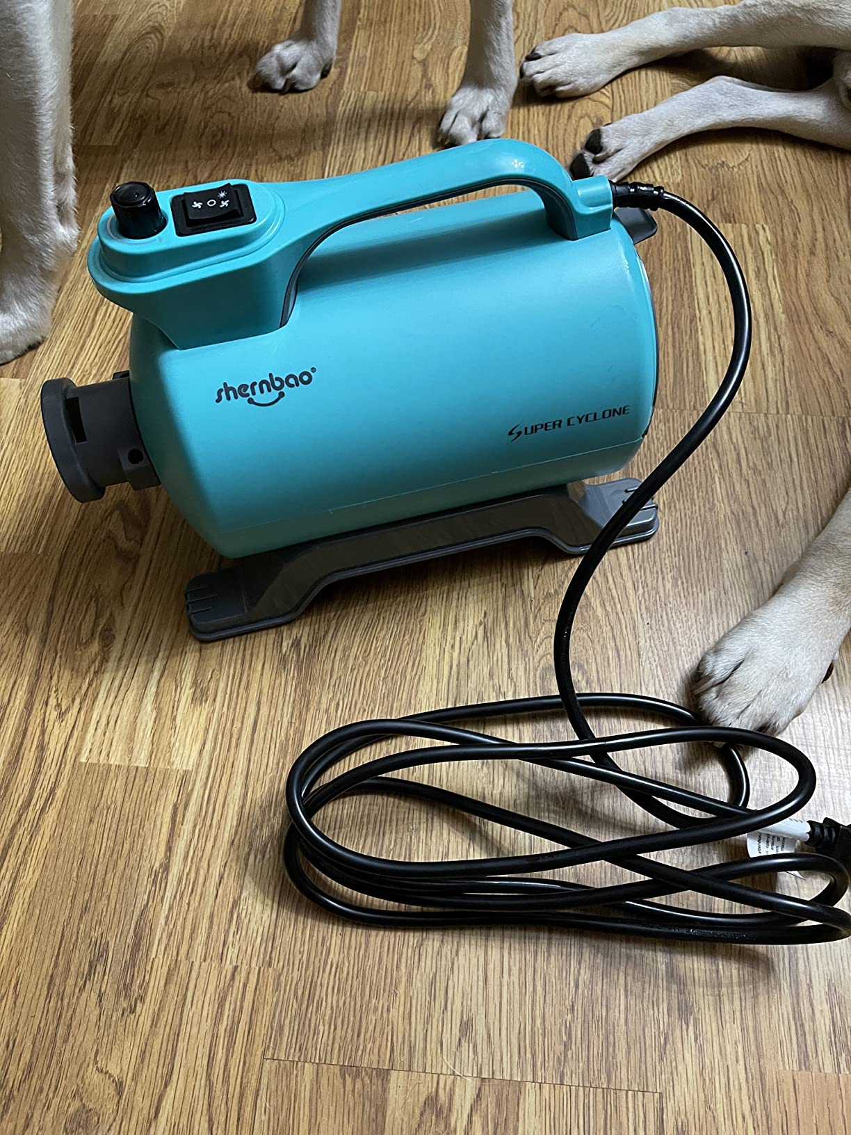 High Velocity Professional Dog Pet Grooming Hair Drying Force Dryer Blower 5.0HP (Super Cyclone) SHD-2600P (Purple) customer photo 2