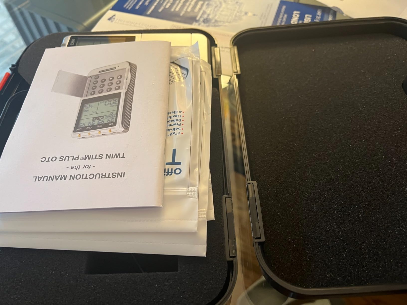 Roscoe Medical TENS Unit and EMS Muscle Stimulator - 16 Electrodes Included, 4-Channel OTC TENS Machine for Back Pain Relief, Lower Back Pain Relief, Neck Pain, Includes Case customer photo 1