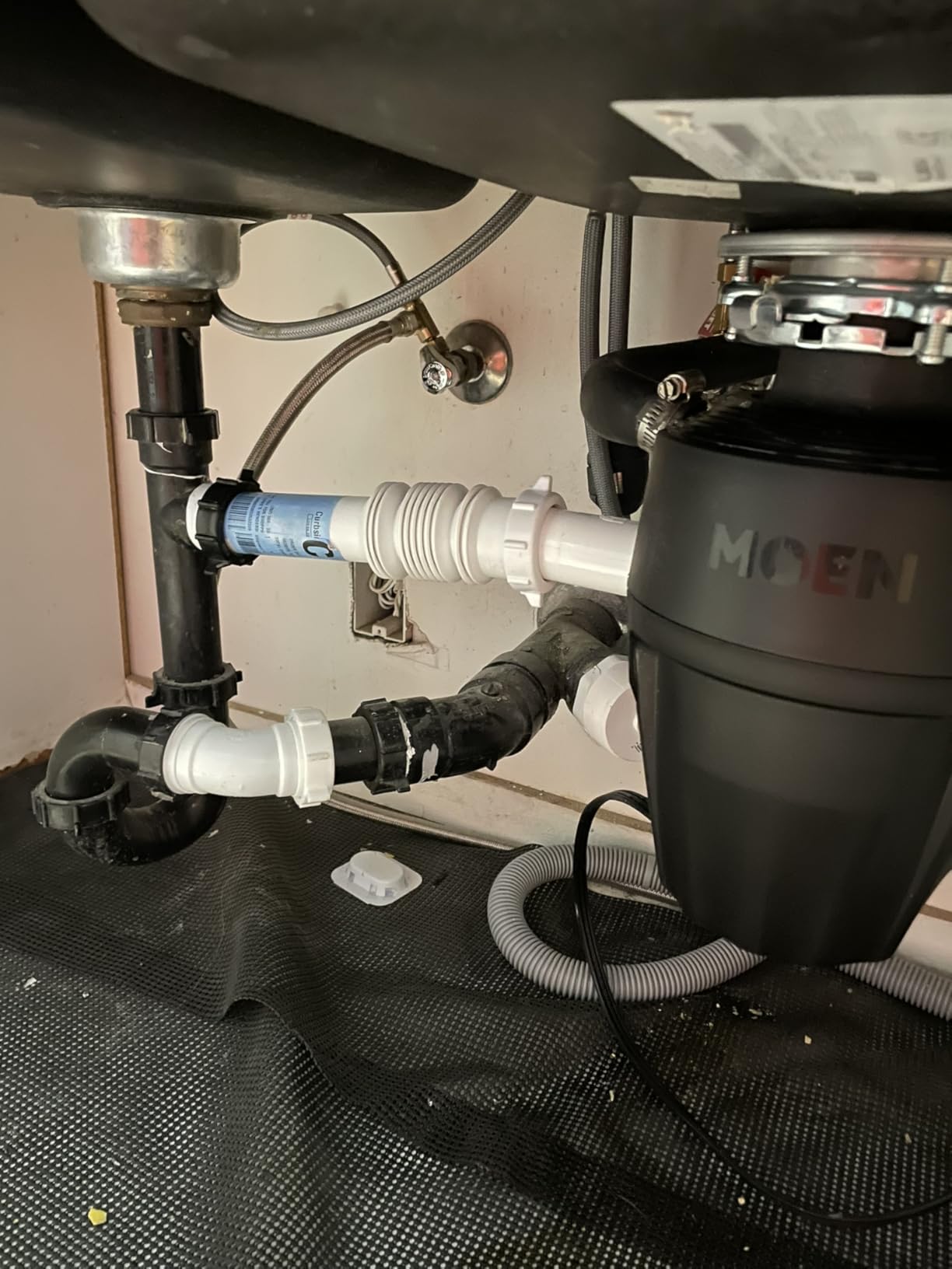 Moen Chef Series 1 HP Continuous Feed Lighted Garbage Disposal with Sound Reduction for Under Sink, Power Cord Included, EXL100C customer photo 1