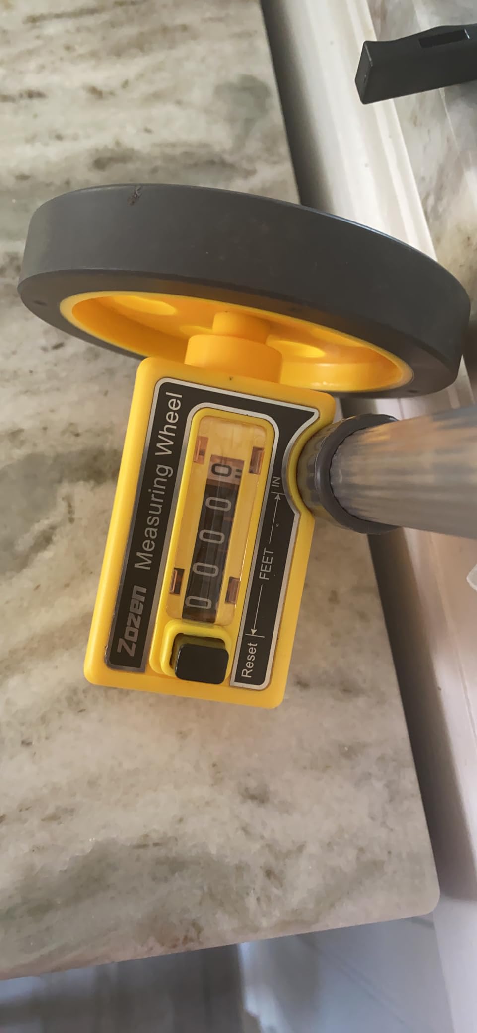 Zozen Measuring Wheel in Feet and Inches, Scalable Length 40in, 4-inch Measure Wheel, Walking Measurement Up To 10,000Ft / Mechanical/One Key to Reset, Include Carrying Bag. customer photo 1