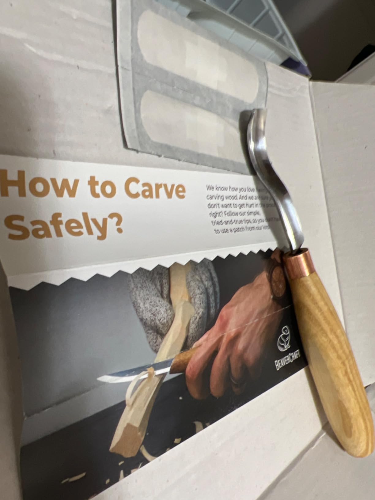 BeaverCraft, Wood Carving Bent Gouge K8a/14 0.55