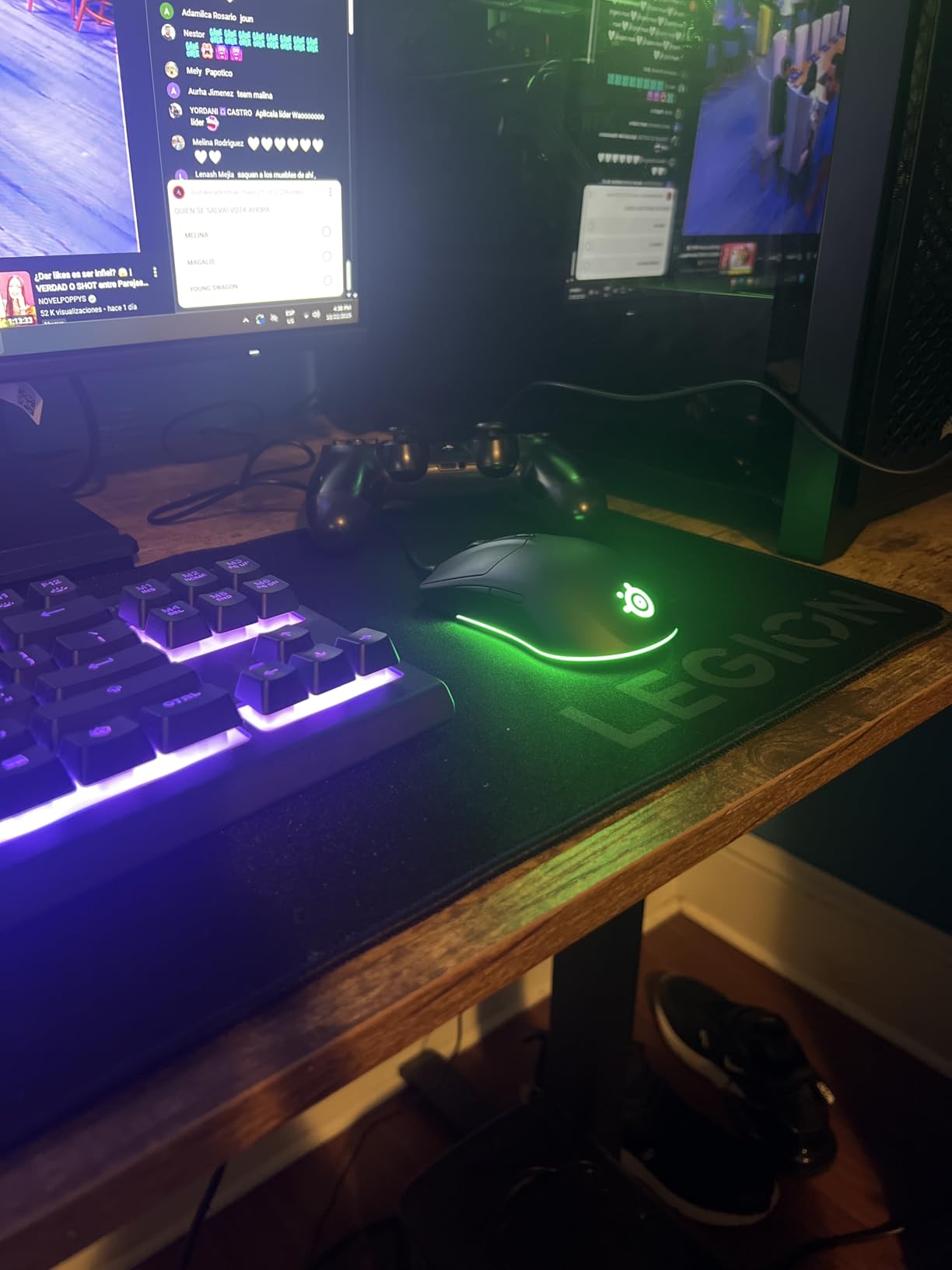 Legion Gaming XL Cloth Mouse Pad, Anti-Fray, Non-Slip, Water-Repellent, GXH0W29068, Black customer photo 1