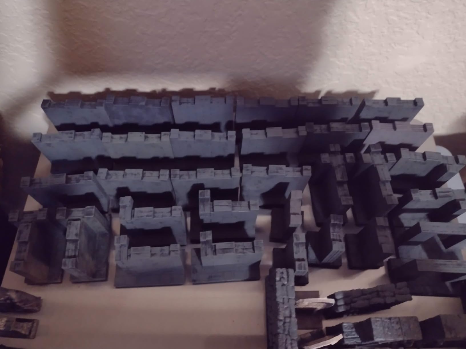 Dungeon Brick Walls (Set of 16) Wood Laser Cut 2