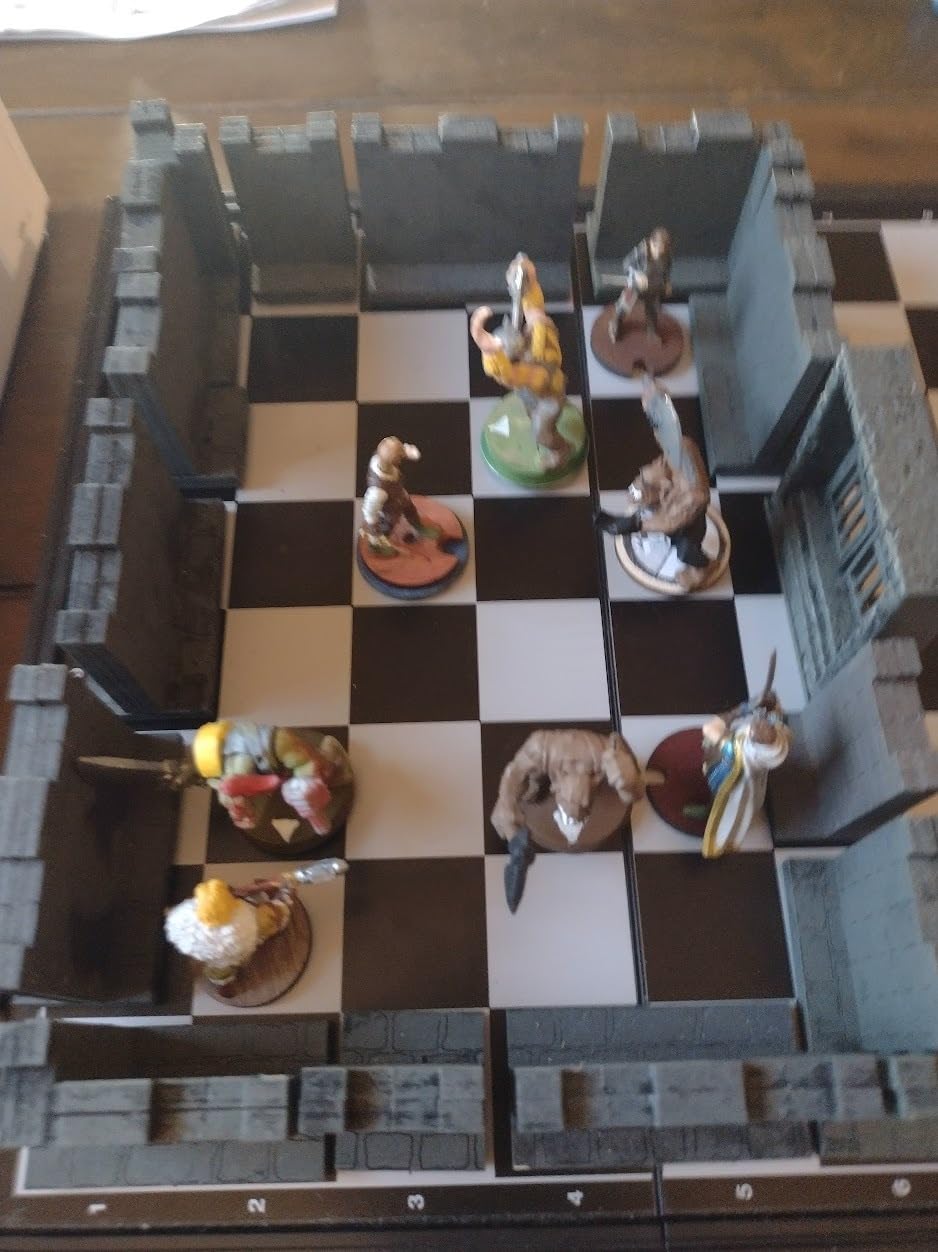 Dungeon Brick Walls (Set of 16) Wood Laser Cut 2