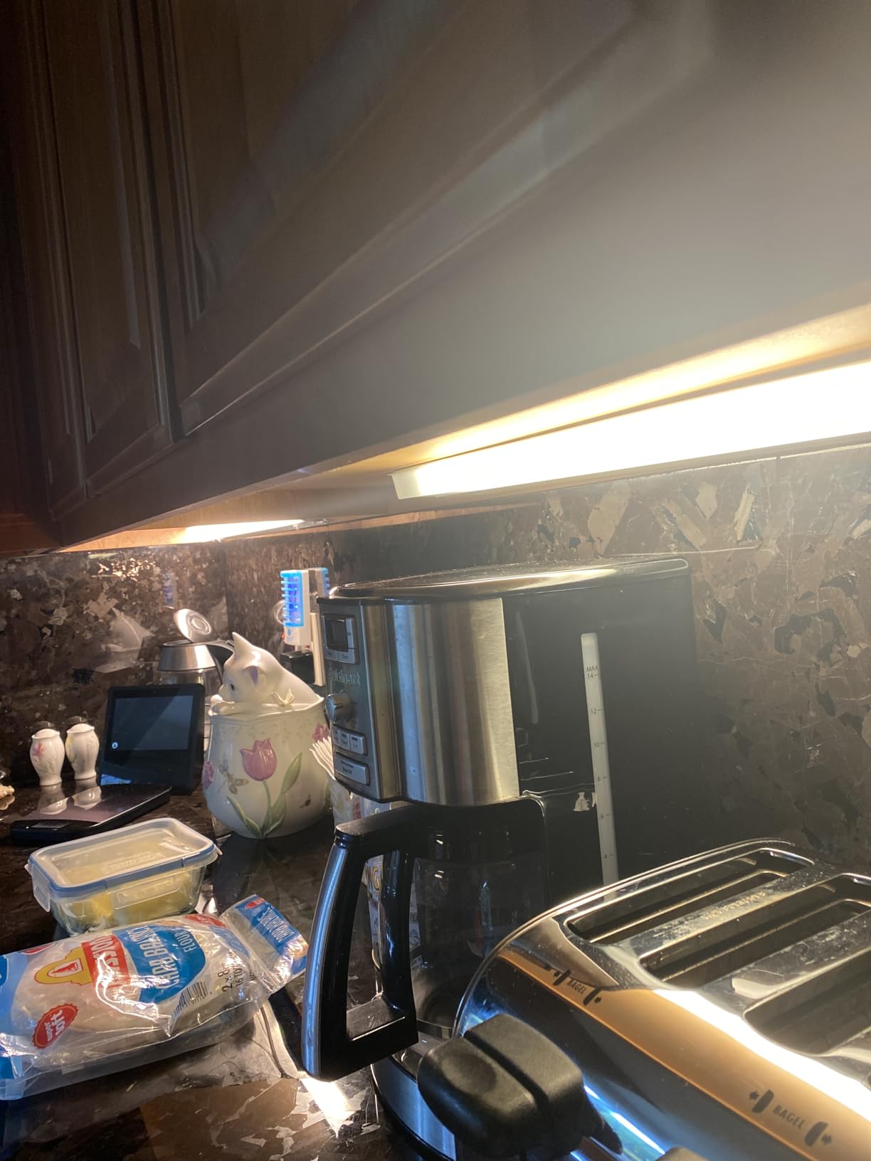 UltraPro 12 inch Hardwired Under Cabinet Lights, 3 Color Settings - 2700K/4000K/5000K - Warm White, Cool White, and Daylight, Under Cabinet Lighting, Dimmable Under Counter Lights for Kitchen, 45366 customer photo 1