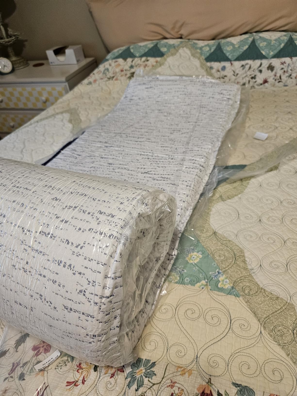 ViscoSoft 3 Inch Memory Foam Mattress Topper King - Select High Density - (Gel-Infused and Ventilated) Mattress Pad with Soft Removable Bamboo-Rayon Cover customer photo 2