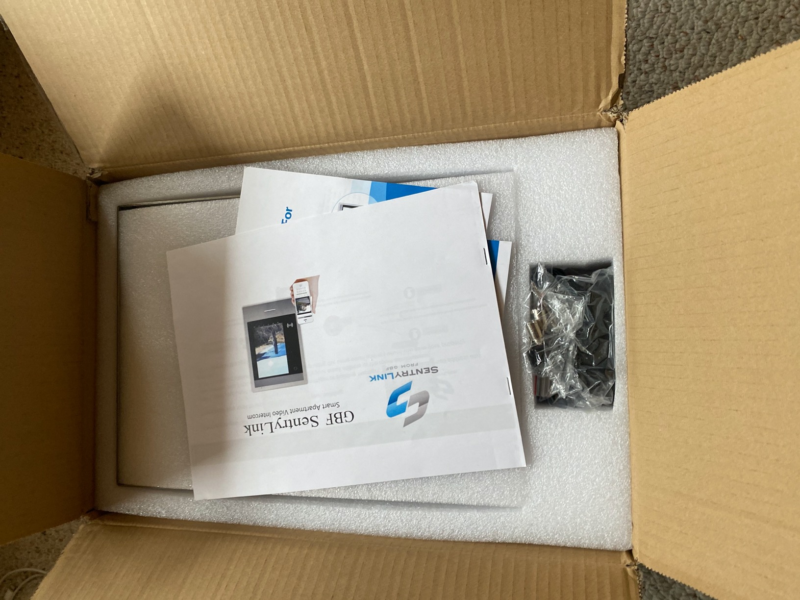 GBF SentryLink Smart Full IP Video Door Station/ Smart Video Intercom System for 8-1000 Units Apartment (Surface Mounted)- 1080P HD camera, Control Two Locks remotely, Built-in card reader customer photo 1