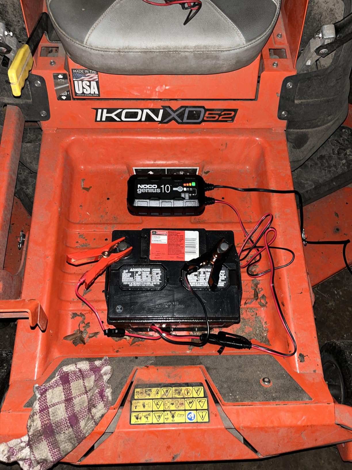 NOCO GENIUS10: 10A 6V/12V Smart Battery Charger - Automatic Maintainer, Trickle Charger & Desulfator with Overcharge Protection & Temperature Compensation customer photo 2