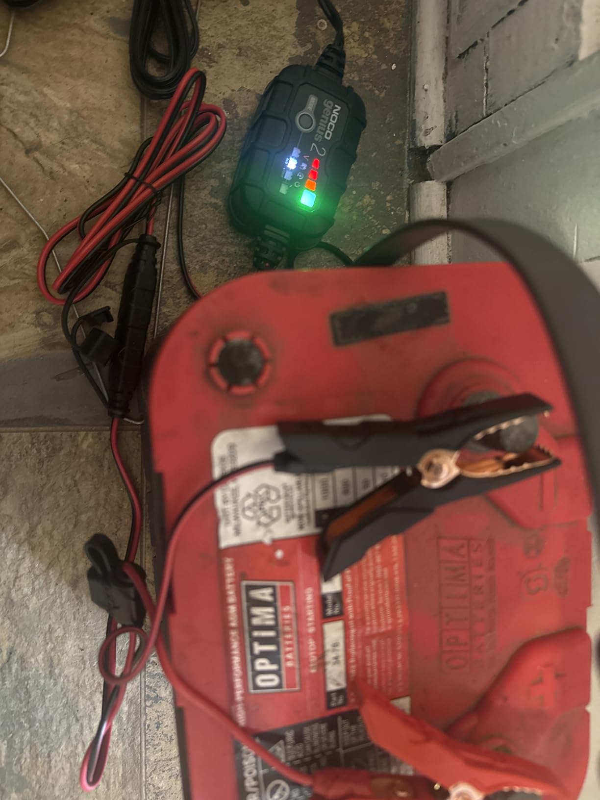 NOCO GENIUS2: 2A 6V/12V Smart Battery Charger - Automatic Maintainer, Trickle Charger & Desulfator with Overcharge Protection & Temperature Compensation customer photo 1