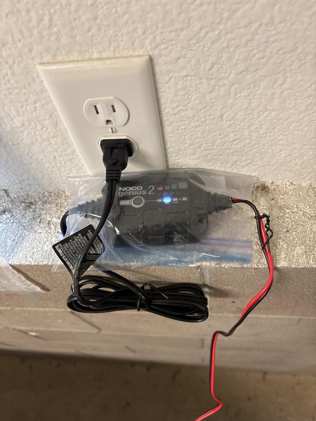 NOCO GENIUS2: 2A 6V/12V Smart Battery Charger - Automatic Maintainer, Trickle Charger & Desulfator with Overcharge Protection & Temperature Compensation customer photo 2