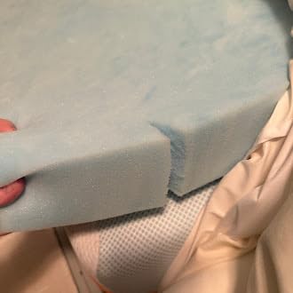 Sure2Sleep Gel Swirl Memory Foam Mattress Topper - 2 Inch, Pressure Relieving, Cooling Comfort - Made in The USA & CertiPUR-US Certified - Softens Firm Beds and Extends Mattress Life - Twin Size customer photo 2