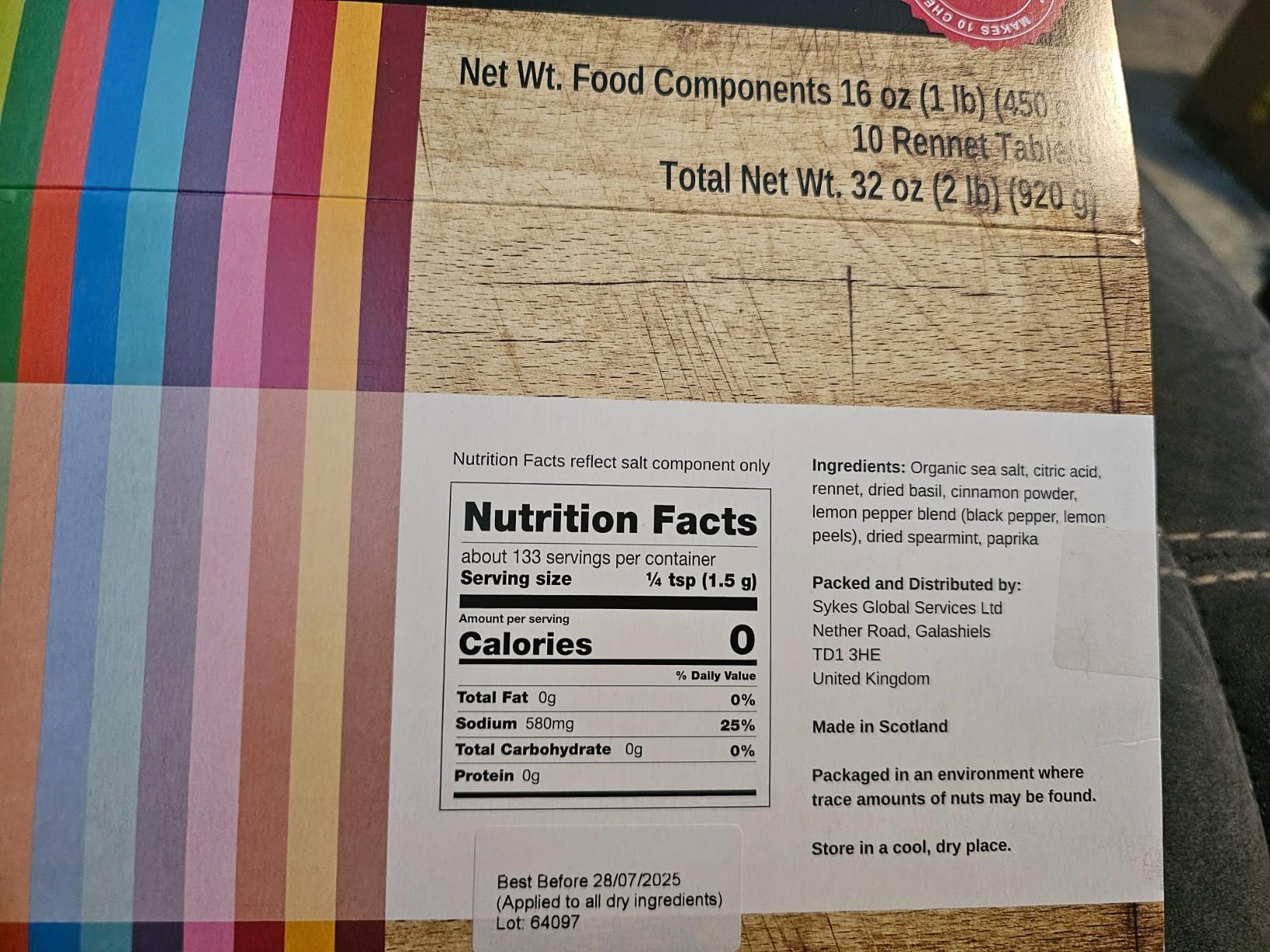 The Ultimate Cheese Making Kit - DIY Kit for 10 Cheeses: Mozzarella, Mascarpone, Feta, Ricotta - Includes Rennet & Instruction Booklet customer photo 1