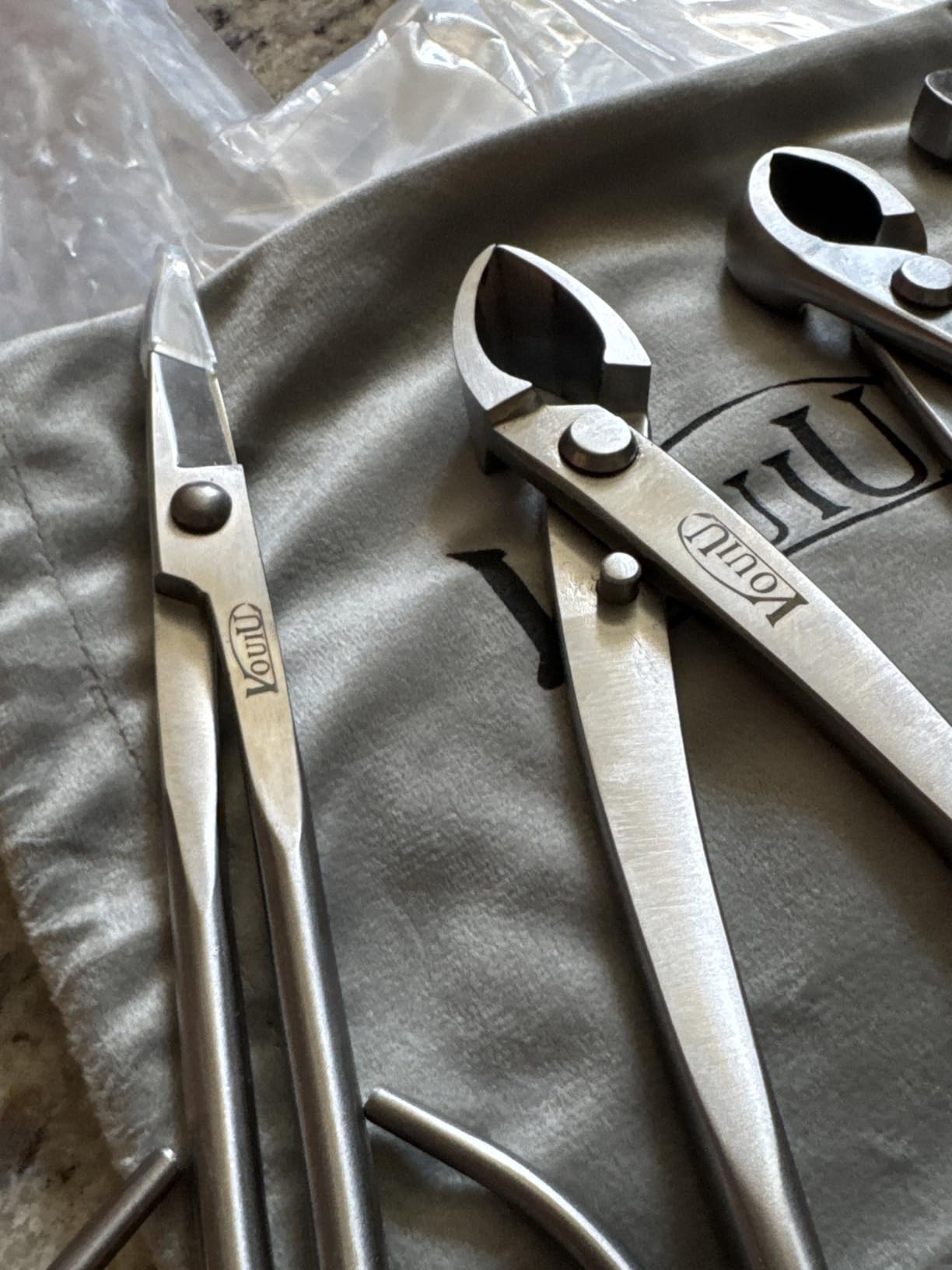 4-Piece Bonsai Tool Set,Concave Cutter,Knob Cutter,Trunk Splitter,Bonsai Scissors customer photo 2