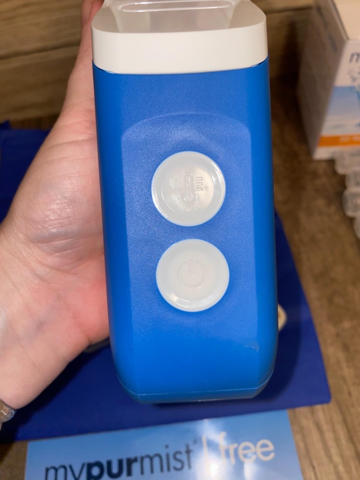 Mypurmist Free Ultrapure Cordless Steam Inhaler - Handheld Personal & Battery-Powered Steamer, Vaporizer & Humidifier for Sinus Relief, Nasal Congestion, Cold & Cough, Vocal Care customer photo 1