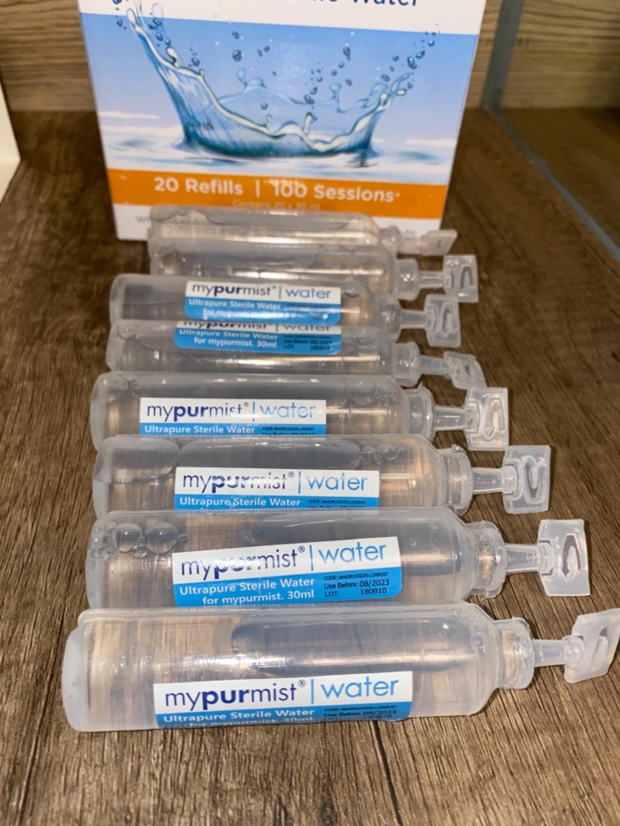 Mypurmist Free Ultrapure Cordless Steam Inhaler - Handheld Personal & Battery-Powered Steamer, Vaporizer & Humidifier for Sinus Relief, Nasal Congestion, Cold & Cough, Vocal Care customer photo 2