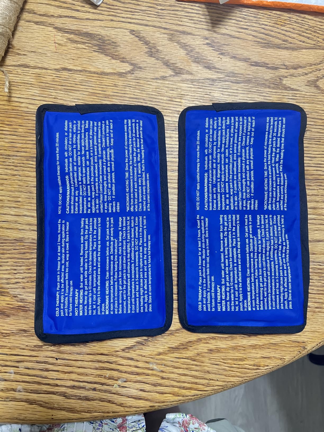 Rester's Choice Gel Cold & Hot Packs (2-Piece Set) Medium 5x10 in. Reusable Warm or Ice Packs for Injuries, Hip, Shoulder, Knee, Back Pain - Hot & Cold Compress for Swelling, Bruises, Surgery customer photo 1