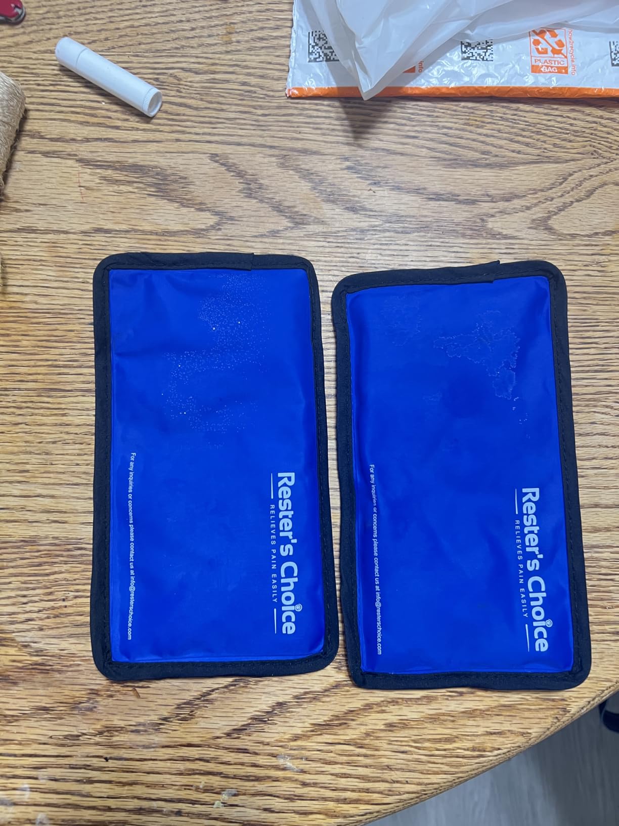 Rester's Choice Gel Cold & Hot Packs (2-Piece Set) Medium 5x10 in. Reusable Warm or Ice Packs for Injuries, Hip, Shoulder, Knee, Back Pain - Hot & Cold Compress for Swelling, Bruises, Surgery customer photo 2