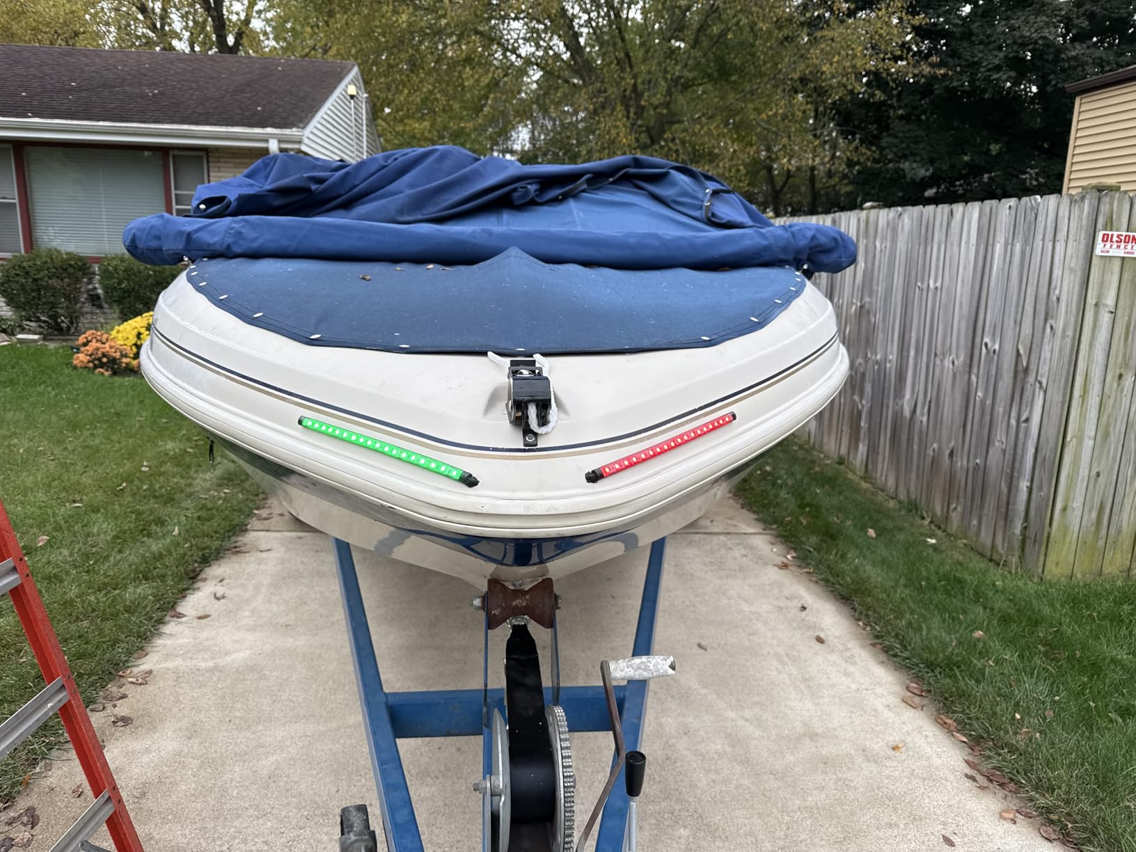 Botepon Navigation Lights - LED Bow Lights, Green & Red, Night Fishing, Deck, IP67 Waterproof for Pontoon, Dinghy, Kayak, Jon Boat, Yacht customer photo 2