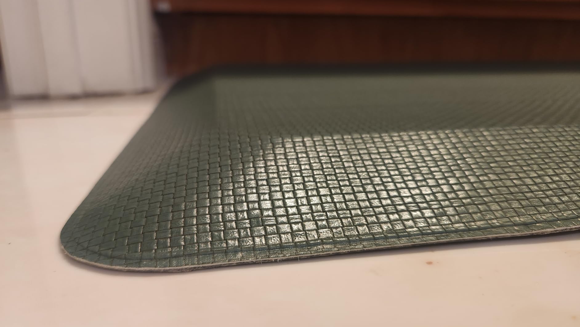 FEATOL Anti Fatigue Mat for Standing Desk & Kitchen Floor, 9/10 Extra Thick | Ergonomic Memory Foam Standing Mat, Cushioned Comfort Floor Mat for Office, Kitchen, Home, All-Day Work (20