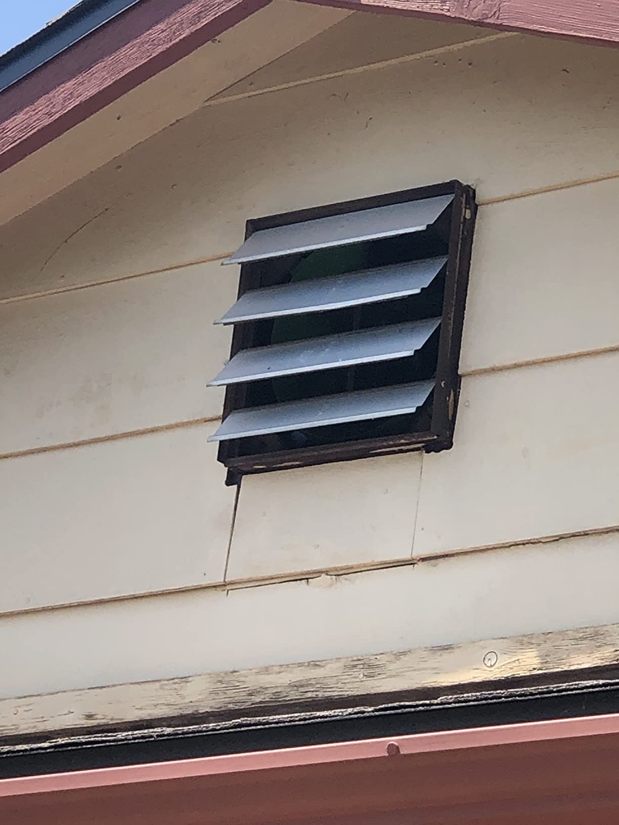 QuietCool AFG SLR-40 Solar Attic Fan for Gable Vents - 40 Watt Adjustable Panel - Included AC/DC Inverter for 24/7 Runtime - Thermostat Controlled customer photo 1