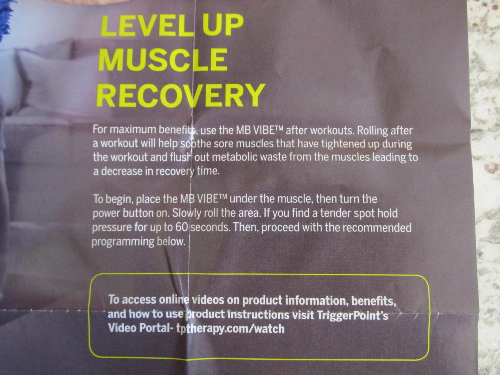 TRIGGERPOINT Trigger Point Performance MB Vibe 3-Speed Vibrating Massage Ball customer photo 2