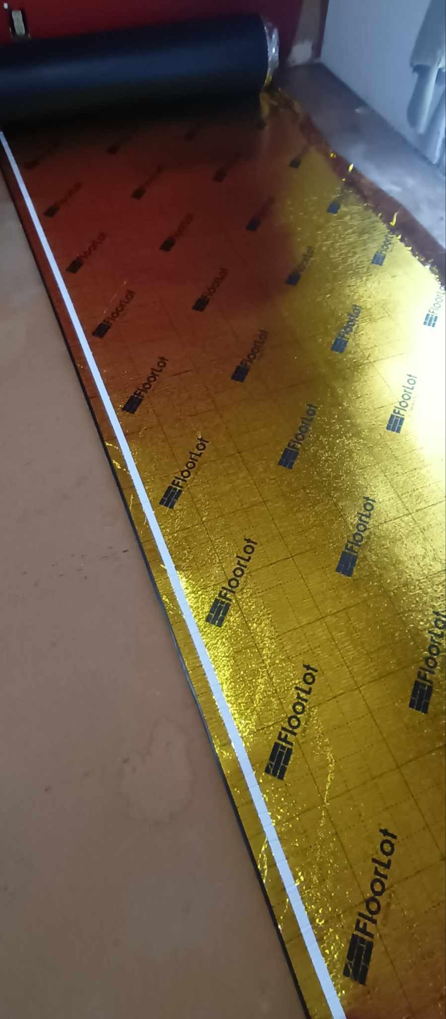 GoldMax Premium Floor Underlayment - 200 sqft Roll - 3mm Thick - with Moisture Barrier customer photo 2