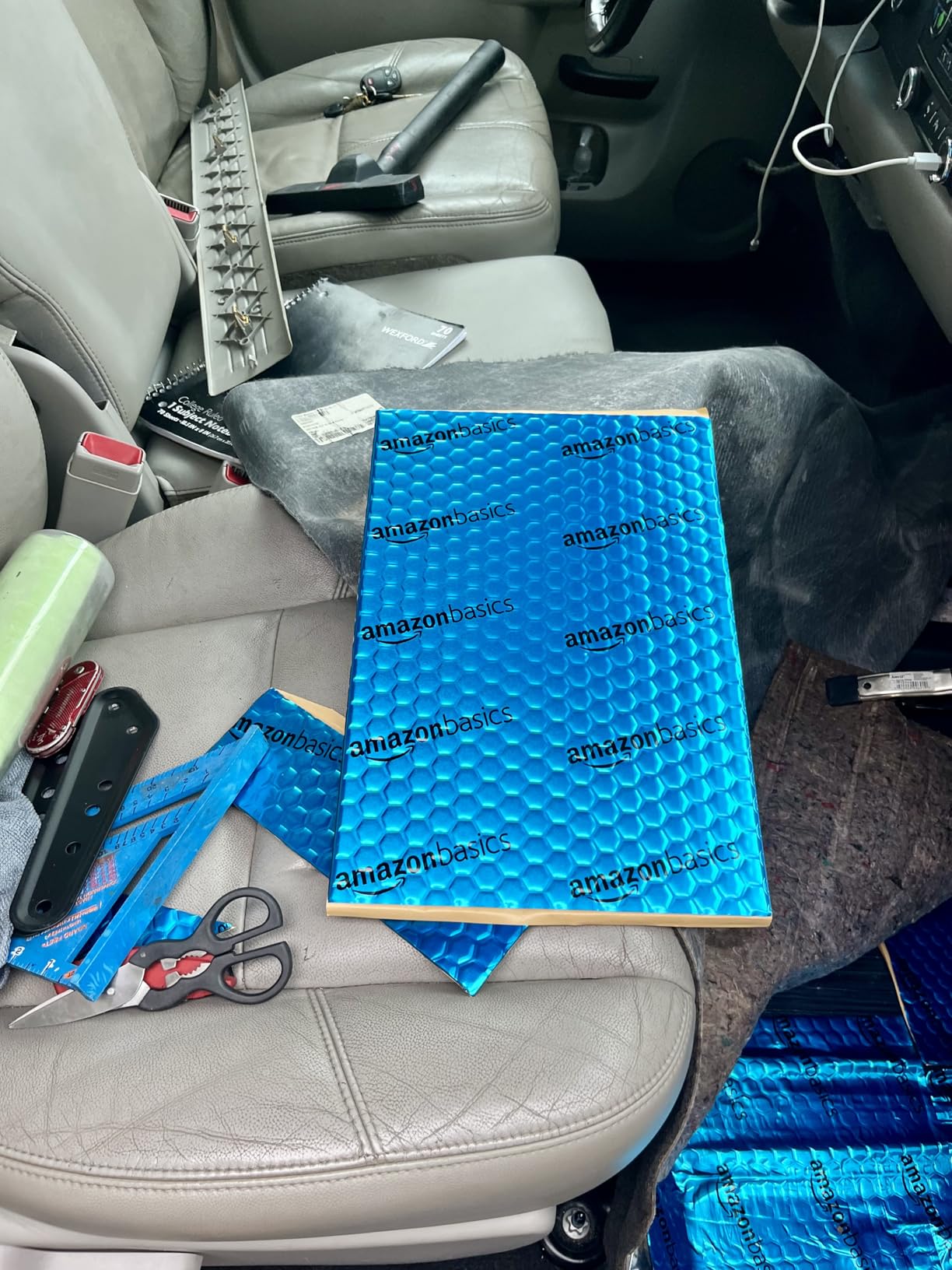 Amazon Basics Car Sound Deadening Mat, 9.8