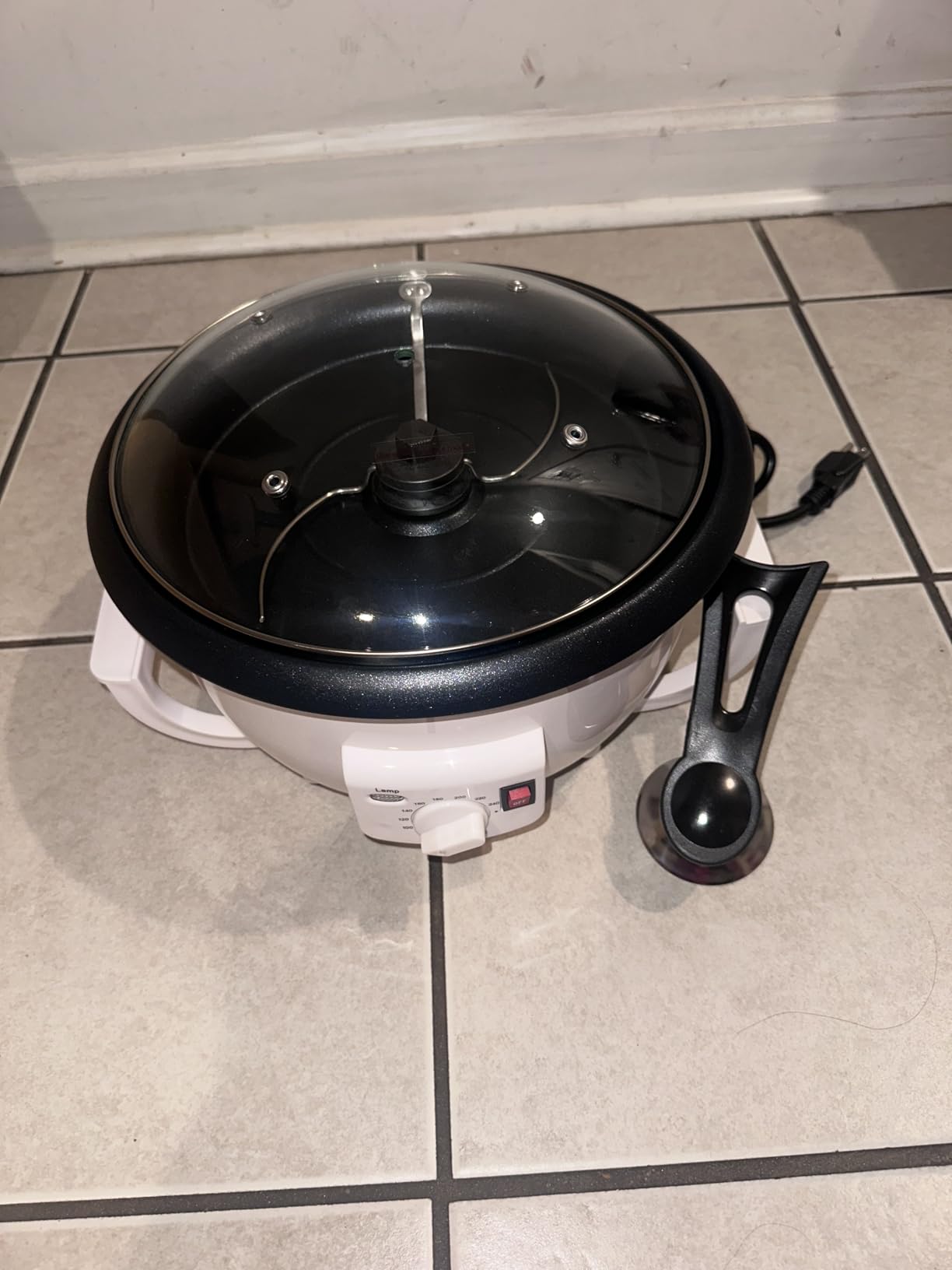 Coffee Roaster Machine for Home Use, 800g Capacity Electric Coffee Bean Roaster Machine with Timer customer photo 2