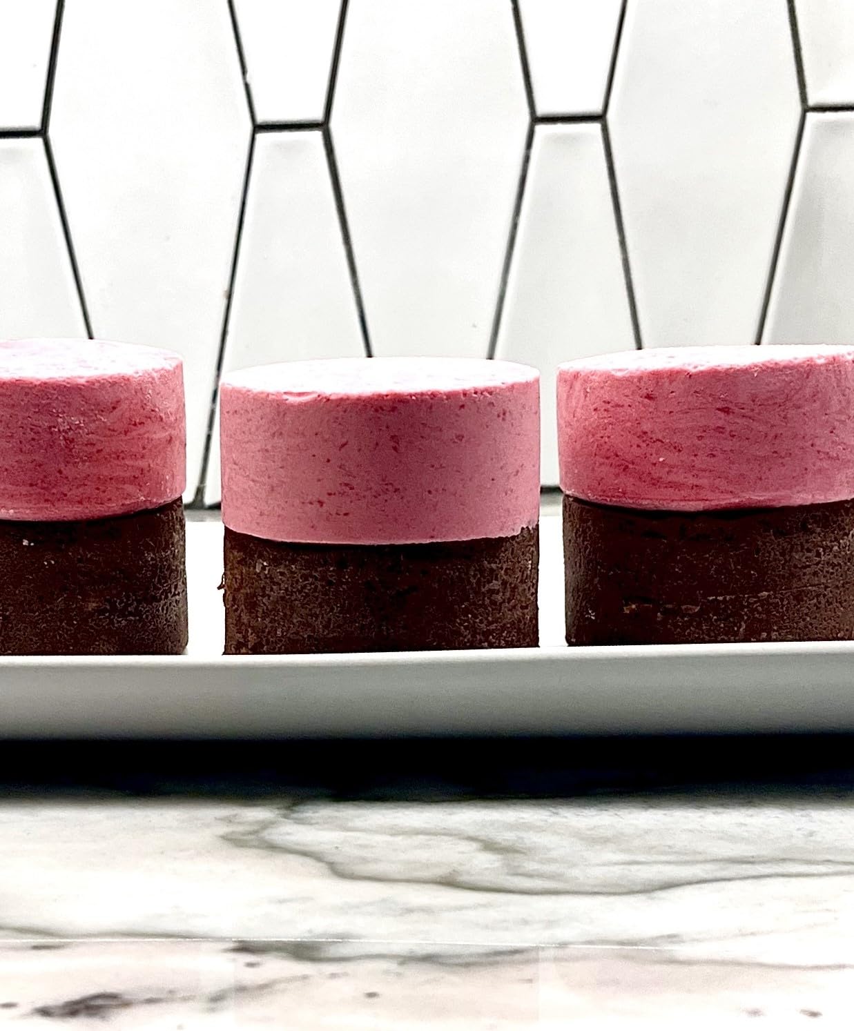 OCPO KITCHEN Tall Cylinder Silicone Molds for Mousse Cake, 3D Silicone Baking Mold for Brownie French Dessert Pastry Ice Cream Cake Decoration Mold, Cylinder Shape (8-cavity) customer photo 2