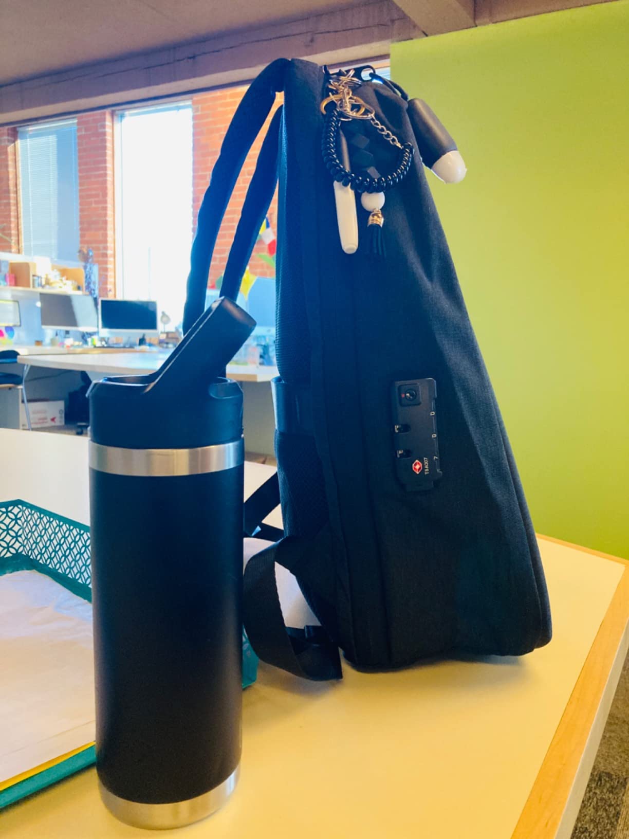 MARK RYDEN Anti Theft Backpack with TSA Approved Lock and Scratch Resistant Shell, Waterproof Travel Backpack, USB Laptop Backpack for Men Fits 15.6 Inch Notebook customer photo 1