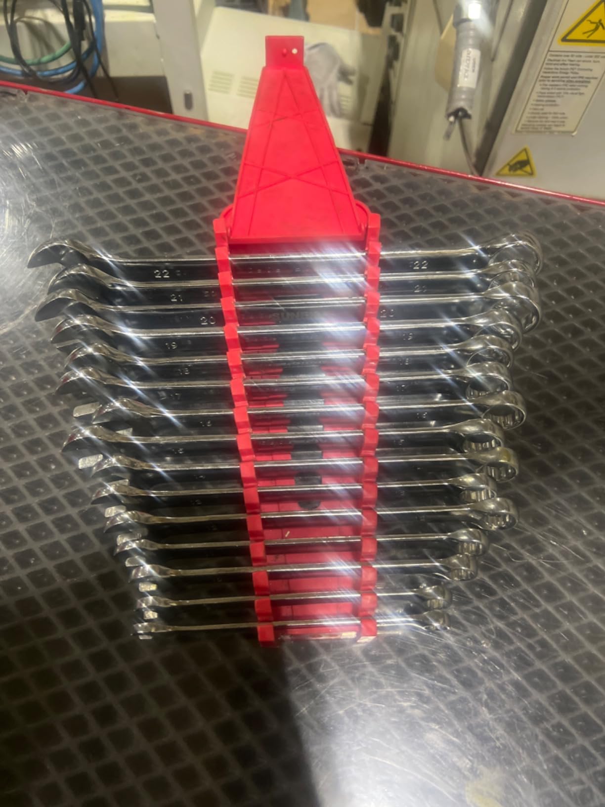 Max Torque 15-Piece Premium Combination Wrench Set, Chrome Vanadium Steel, Long Pattern Design | Include Metric Sizes 8-22mm with Storage Rack customer photo 1