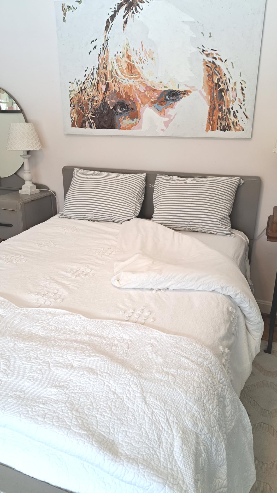 Bedsure Comforter Duvet Insert - Quilted Comforters King Size, All Season Duvet, GentleSoft Down Alternative Bedding Blanket customer photo 1