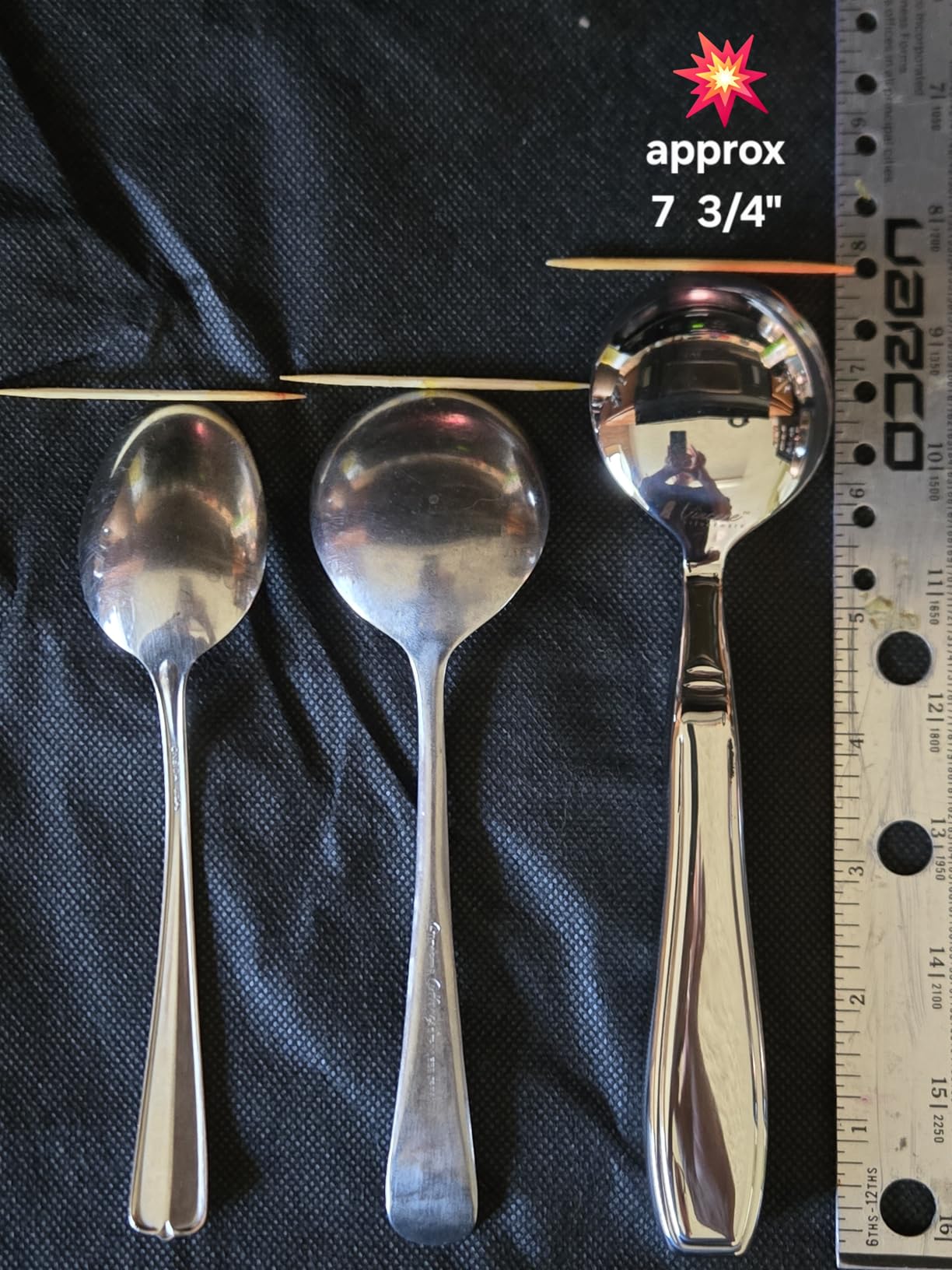 Weighted Utensils for Tremors and Parkinsons, Heavy Weight Stainless Steel Silverware Set, Adaptive Eating Flatware Helps Hand Tremors, Parkinsons Aids for Living, Arthritis - Knife, Fork, Spoons, 7oz customer photo 1