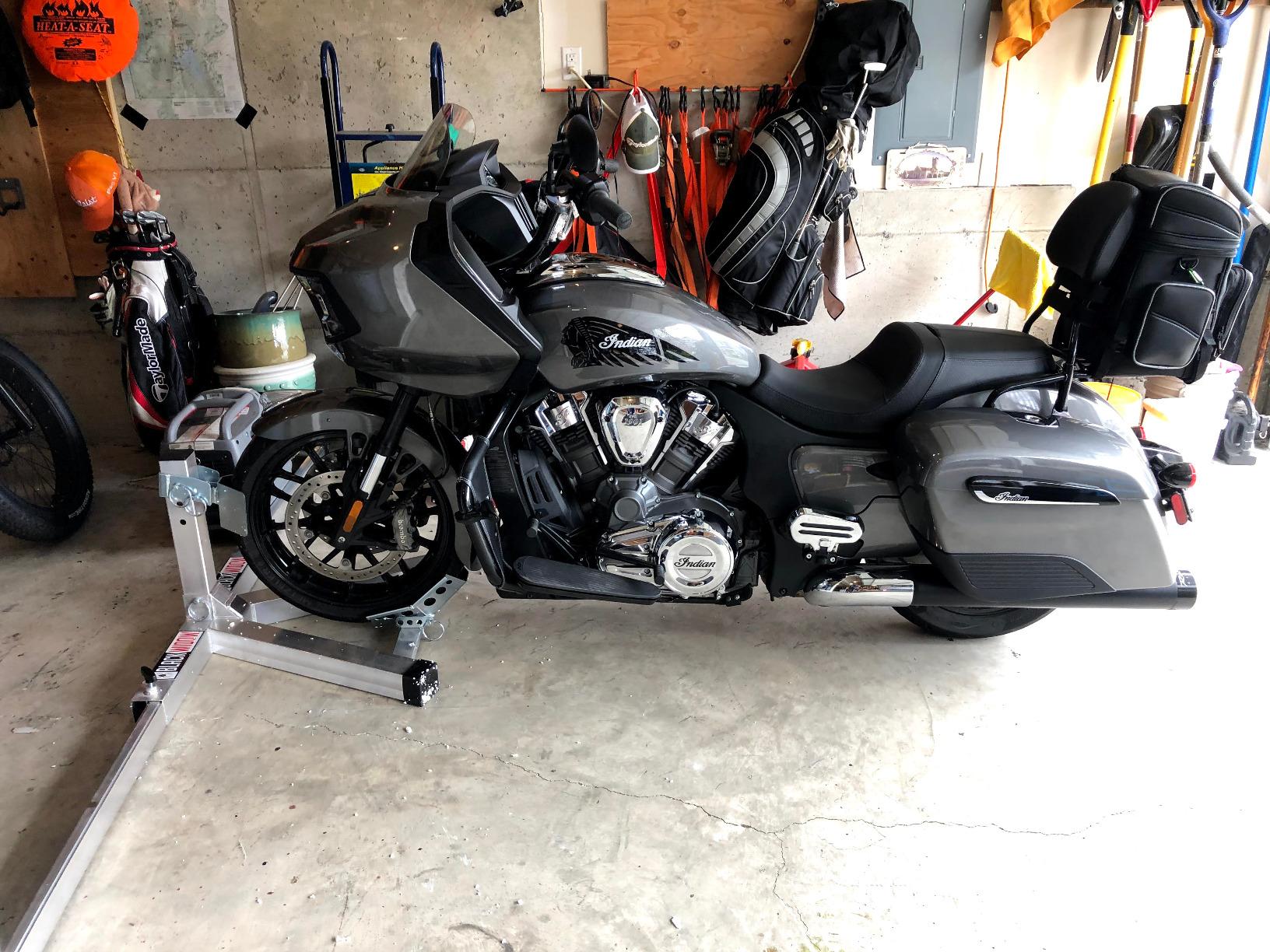 Black Widow Motorcycle Wheel Chock Fully Adjustable Freestanding No Drill Strong Lightweight Aluminum for Truck Trailer Garage Showroom customer photo 1