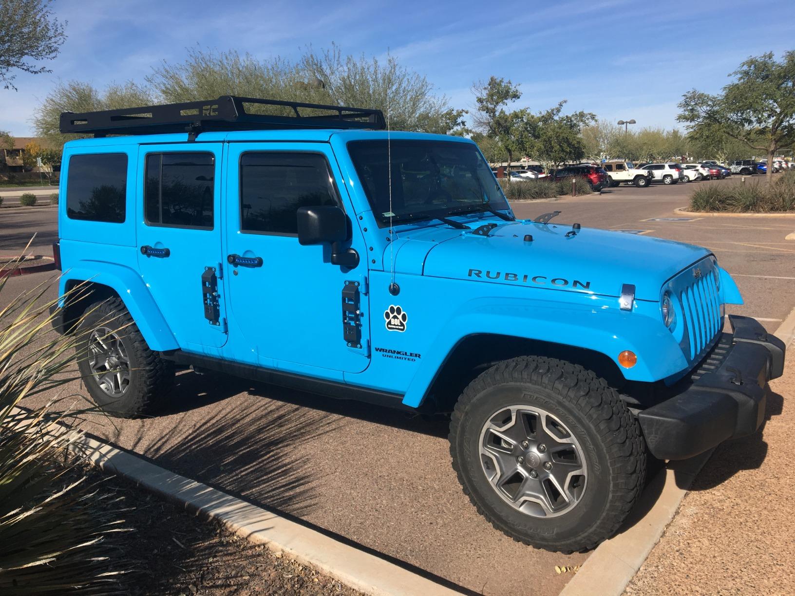 Rough Country Roof Rack for Jeep Wrangler JK (2007-2018) - Heavy-Duty Cargo Rack, Freedom Top Compatible, Low-Profile Overland Design customer photo 2