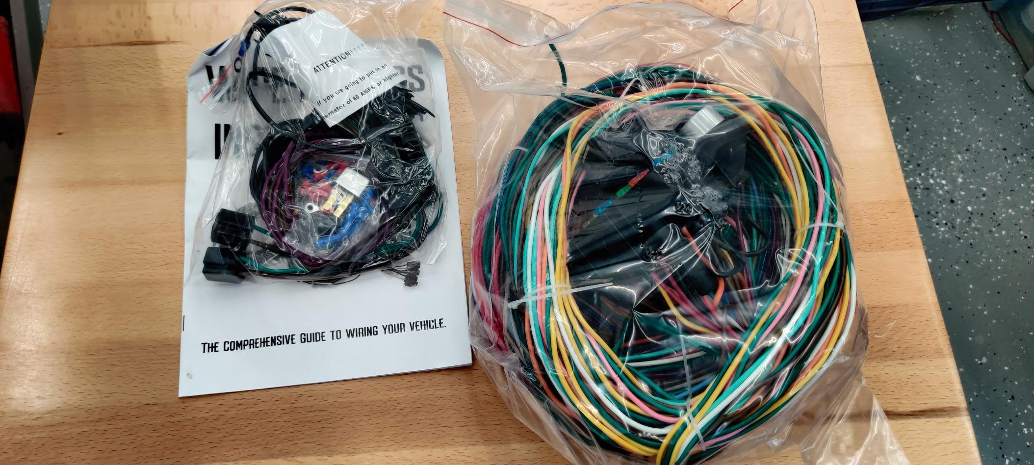 Auto Parts Prodigy Universal Wiring Harness Kit 21 Circuit Long Wires Standard for Chevy Mopar Hotrods Ratrods Ford Chrysler Universal Automotive Wiring customer photo 2