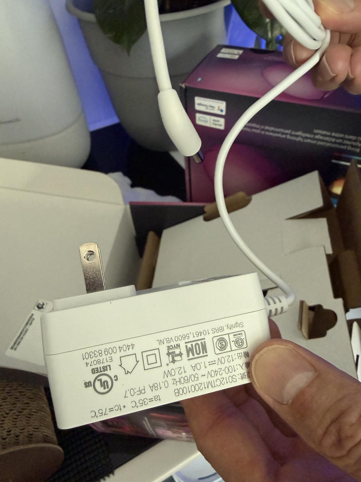 Philips Hue Go Smart Portable Dimmable Table Lamp, White - White and Color Ambiance LED Color-Changing Light - 1 Pack - Indoor and Outdoor Use - Control with Hue App or Voice Assistant customer photo 2