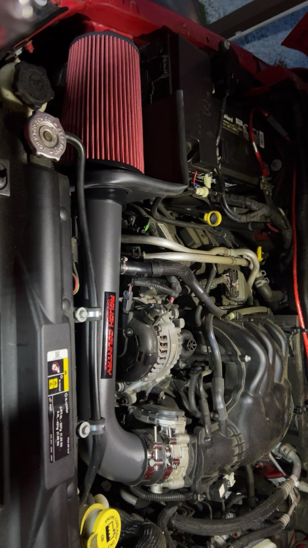 Rough Country Cold Air Intake for 2012-2018 Jeep Wrangler JK | 3.6L - 10550A customer photo 2