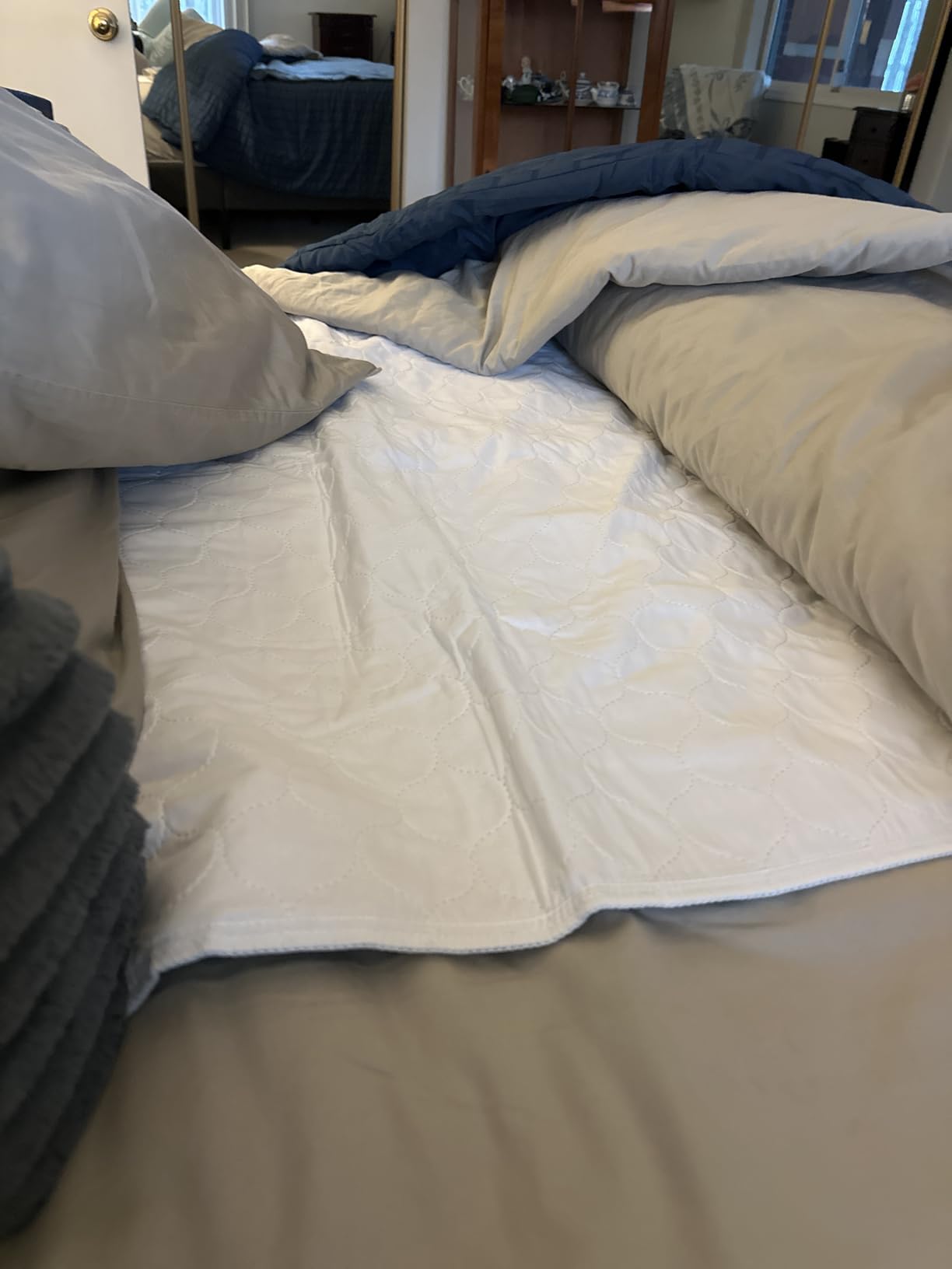 Heavy Absorbency Bed Pad, Washable and Reusable Incontinence Bed Underpads, 34