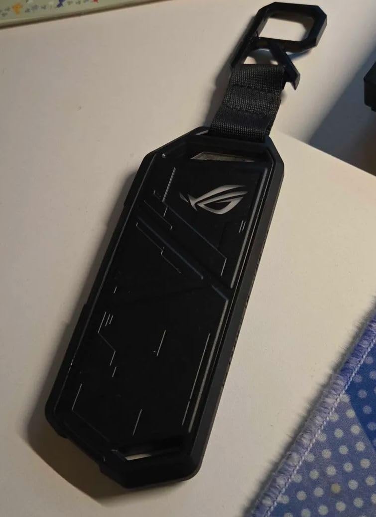 ASUS ROG STRIX Arion Aluminum Alloy M.2 NVMe SSD External Portable Enclosure Case Adapter, USB 3.2 Gen 2 Type-C (10 Gbps), USB-C to C and USB-C to A Cables, Fits PCIe 2280/2260/2242/2230 M Key/B+M Key customer photo 1