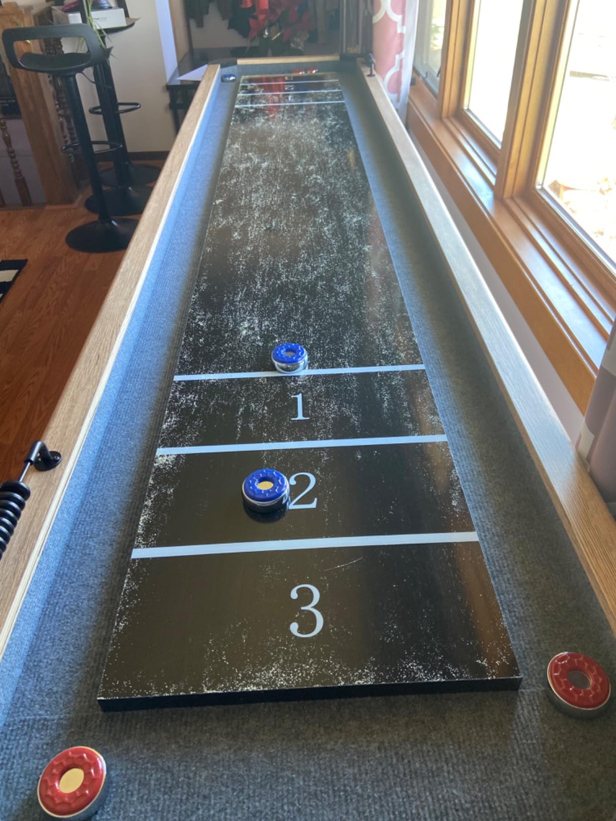 Barrington Shuffleboard Multiple Styles, Classic Arcade Game Collection, Durable & Stylish Designs with Puck Sets, Perfect for Family Game Rooms customer photo 1