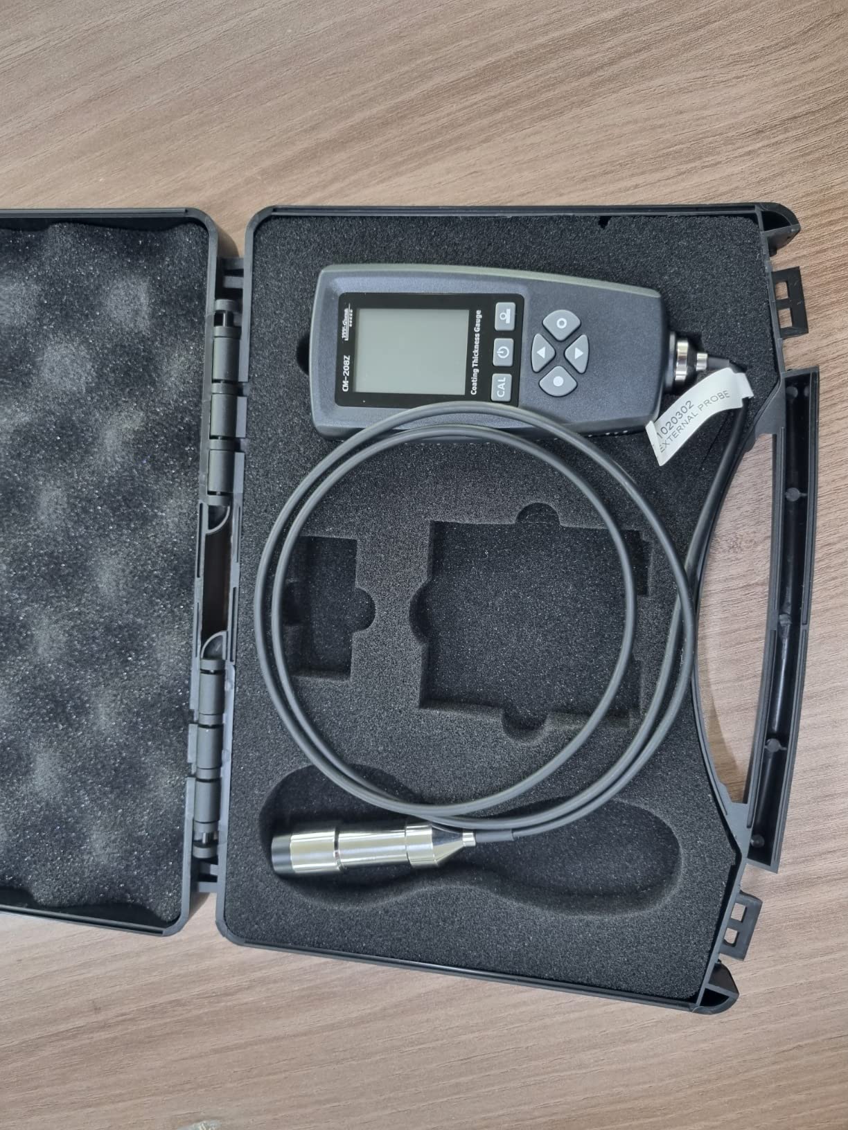 Coating Thickness Gauge CM-208Z - 0-3000µm (0-120 mils), 0.001mil Resolution, External Probe, Fe/NFe Auto Detection, 2000 Data Storage, USB PC Software, Industrial Paint Thickness Meter customer photo 2