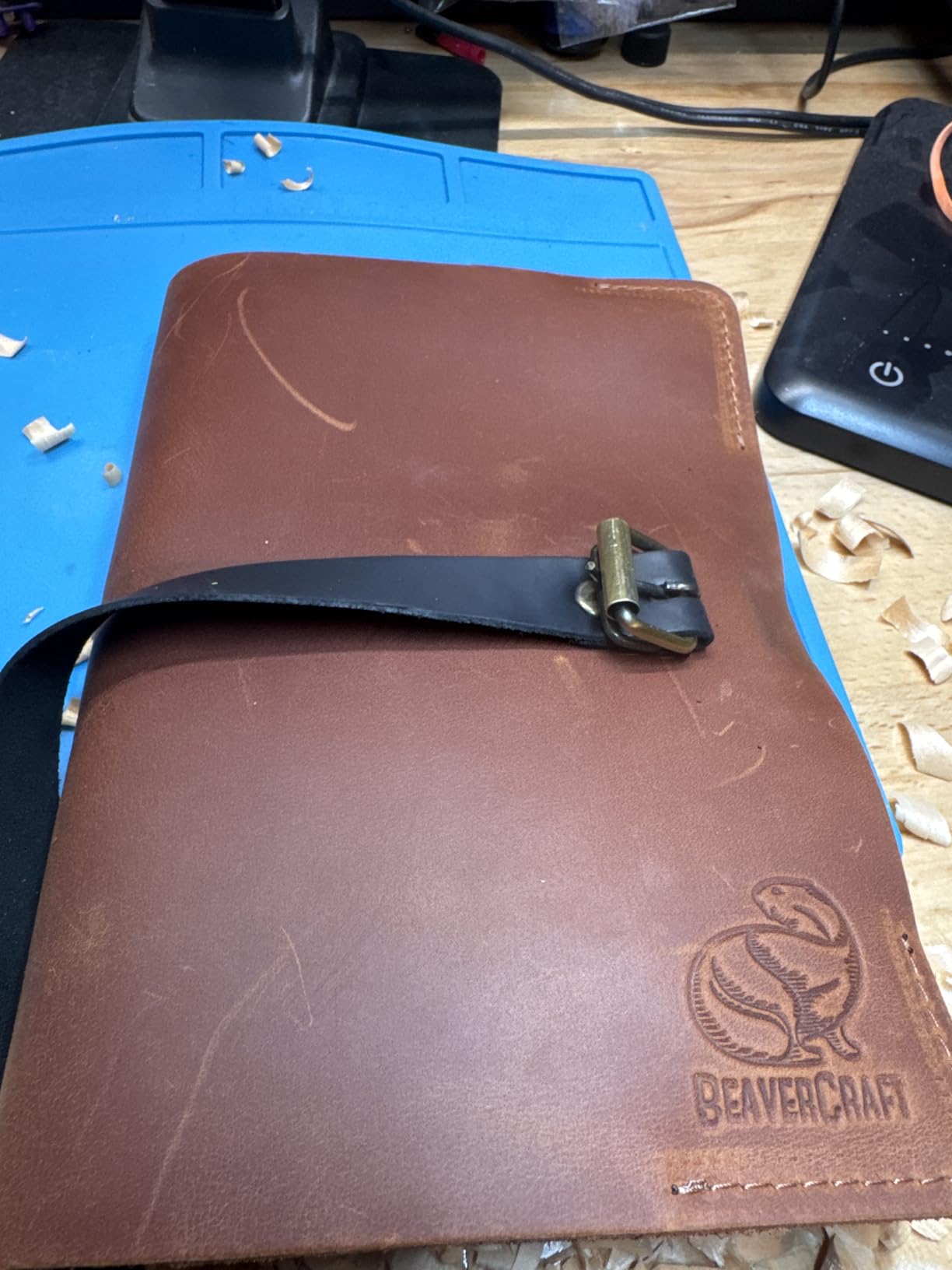 BeaverCraft Wood Carving Knife Set Deluxe S15X - Wood Carving Kit with Detail Chip Knife, Sloyd Roughing Whittling Knives & Leather Strop - Whittling Tools Set with Leather Case for Carvers customer photo 1