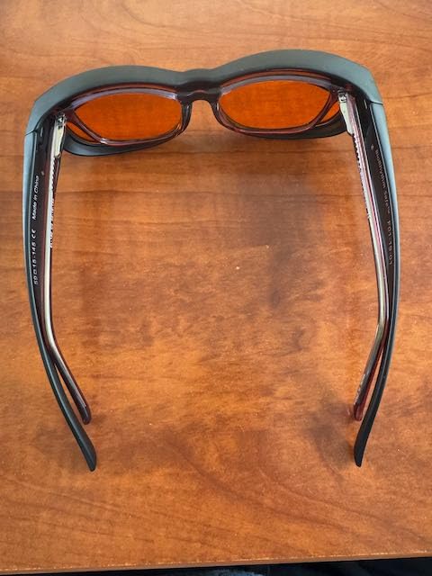Fit Over 99.9% Blue Light Blocking Glasses for Sleep - Amber Nighttime Eyewear - Turn your Prescription & Reading Glasses Into World-Class Blue Blockers customer photo 1