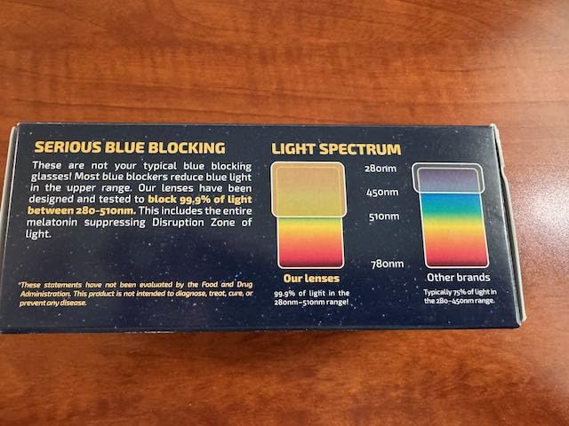 Fit Over 99.9% Blue Light Blocking Glasses for Sleep - Amber Nighttime Eyewear - Turn your Prescription & Reading Glasses Into World-Class Blue Blockers customer photo 2