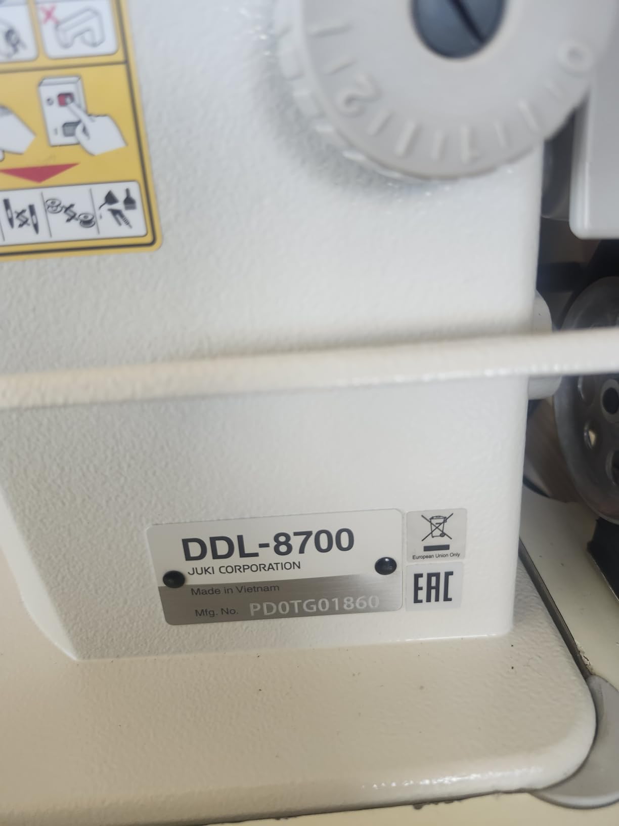 Industrial Sewing Machine Juki DDL-8100 Lockstitch Servo Motor + Table Stand Cut Juki DDL8700 + LED Lamp+ Commercial Grade Sewing Machine customer photo 2